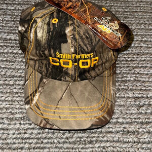 NWT REALTREE adjustable Camo Co-op Cap/Hat Smith Farmers OSFA SMITH CO TN